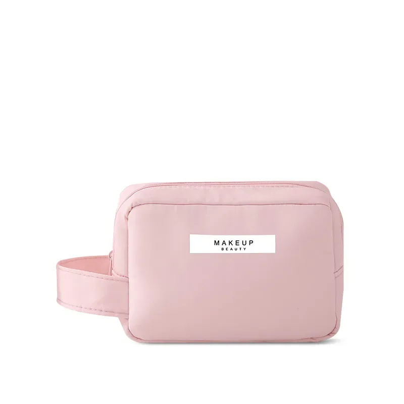 sac à cosmétiques portable pour femmes, index d'apparence élevée, sac de lavage de voyage de grande capacité, sac de rangement de maquillage tridimensionnel
