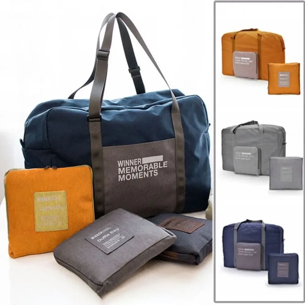 Sac d'organisation de vêtements pliable, sac polochon de voyage étanche en tissu Oxford, sac à main de Fitness, sac de bagages de voyage de grande capacité