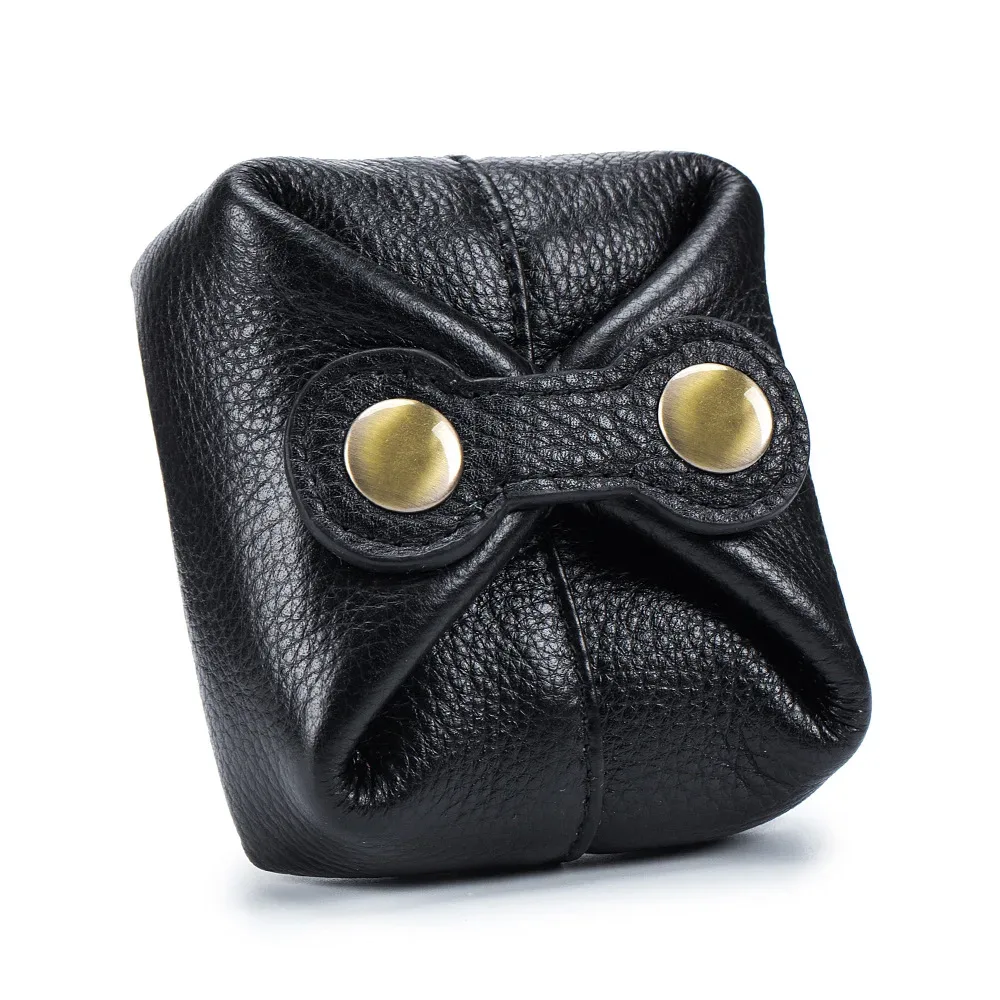 sac à cosmétiques en cuir véritable pour femmes, pochette de maquillage mignonne, petite boîte à clés pour écouteurs, étui de rangement pour rouge à lèvres, mini porte-monnaie à la mode