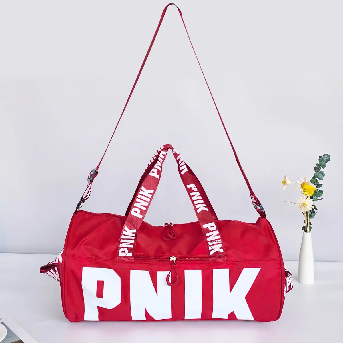 nouveau sac de voyage, sac de sport, sac de fitness pour hommes et femmes, sac à bandoulière portable imprimé, sac à bandoulière, rangement de grande capacité