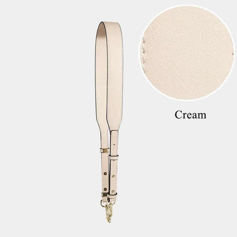 103-113 cm réglable en cuir véritable épaule sac à bandoulière sangle remplacement sac à main ceinture femmes sac à main bricolage sacs accessoire personnalisé