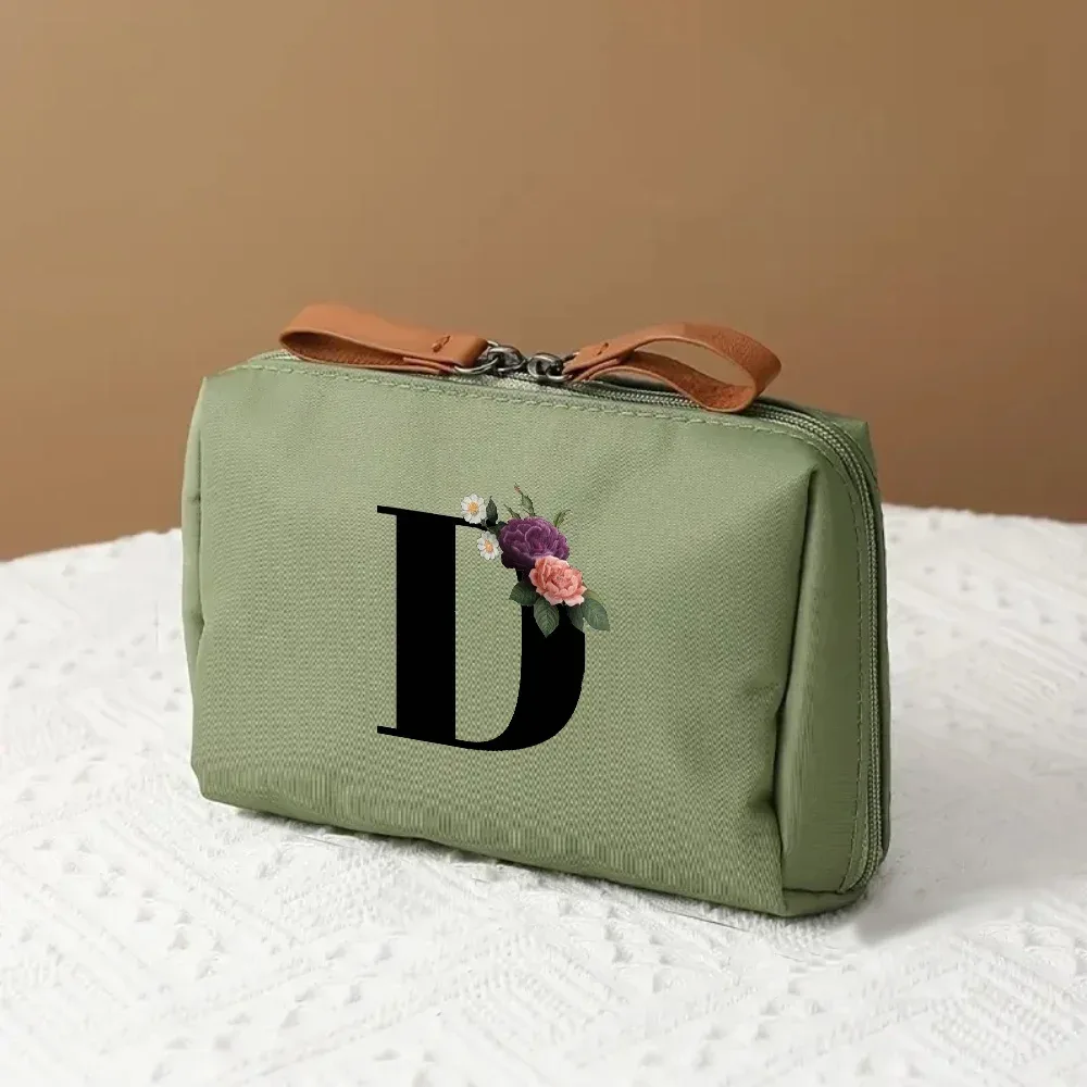 sac de rangement multifonctionnel 1 pièce, trousse de maquillage à la mode pour femmes, trousse de toilette de voyage portable adaptée aux voyages d'affaires et aux voyages