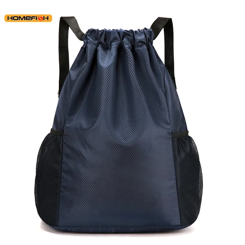 sac à dos à cordon homefish sports, grande capacité, sac de sport pour la gym, la natation, la plage, le basketball, les voyages et les activités sportives en plein air.