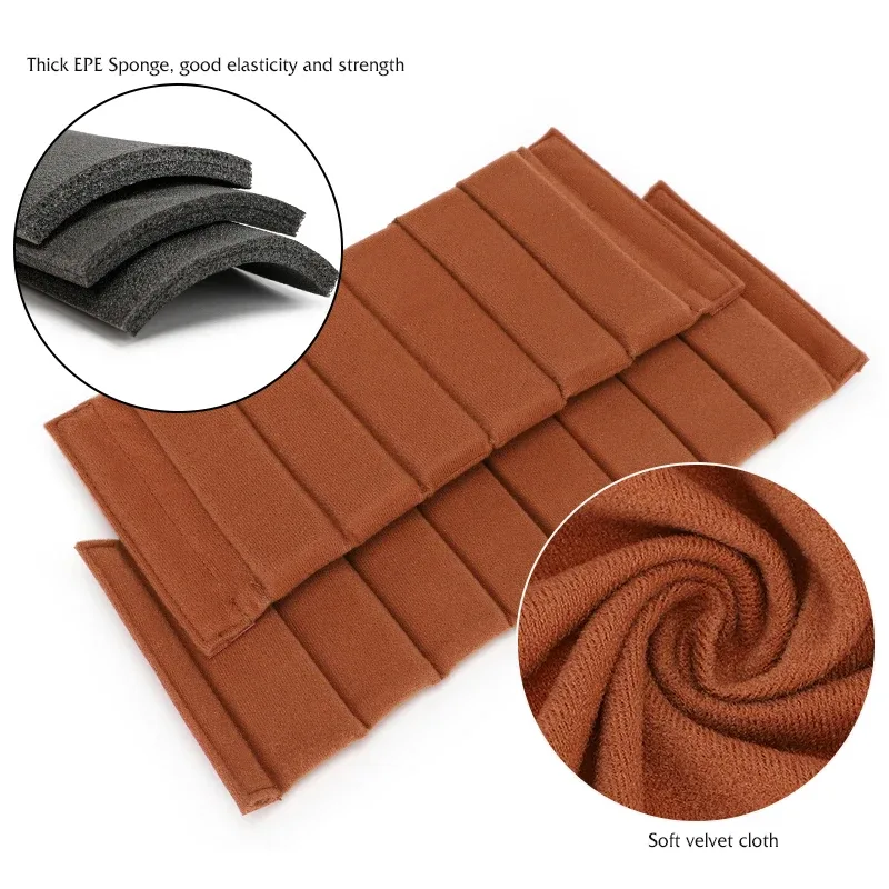 kit de séparateurs rembourrés pour sac d'appareil photo reflex numérique, inserts de protection, coussinets épais, panneaux de séparation pour sac de rangement d'appareil photo