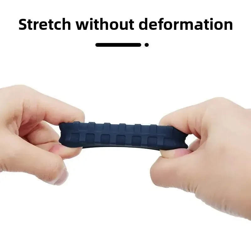 housse de roue de bagage en caoutchouc épais, manchon de protection, roue universelle résistante à l'usure, housse en silicone pour valise de voyage