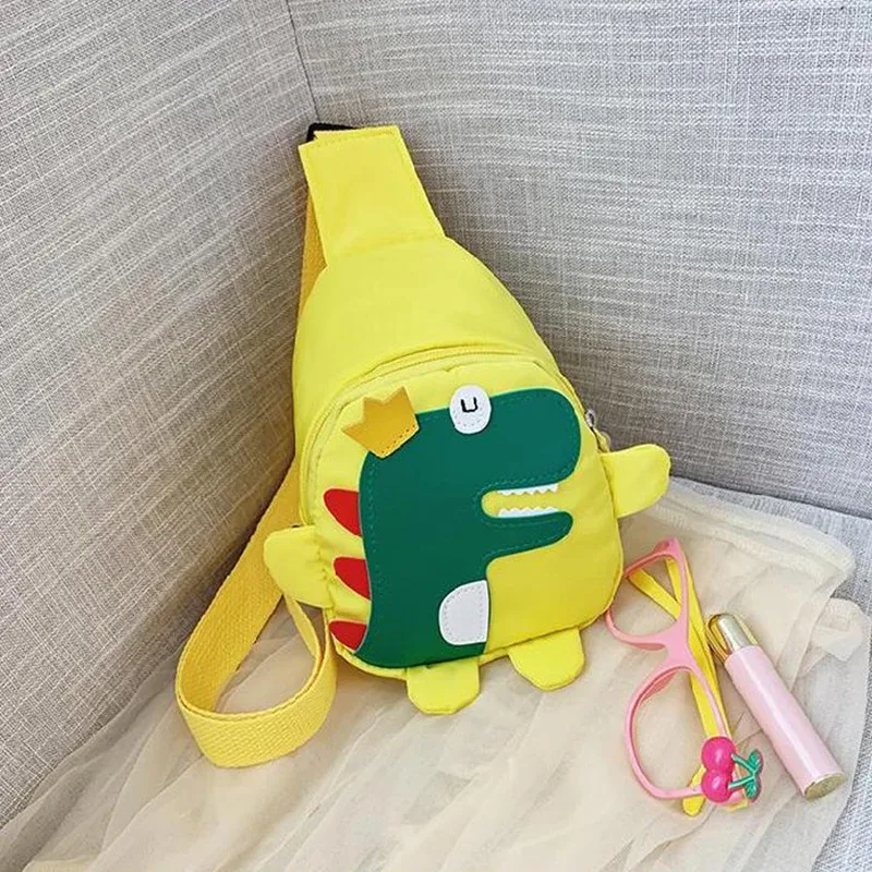 mode dessin animé dinosaure sacs à bandoulière garçons filles mignon enfants poitrine sacs épaule messager voyage sac à dos pour les enfants