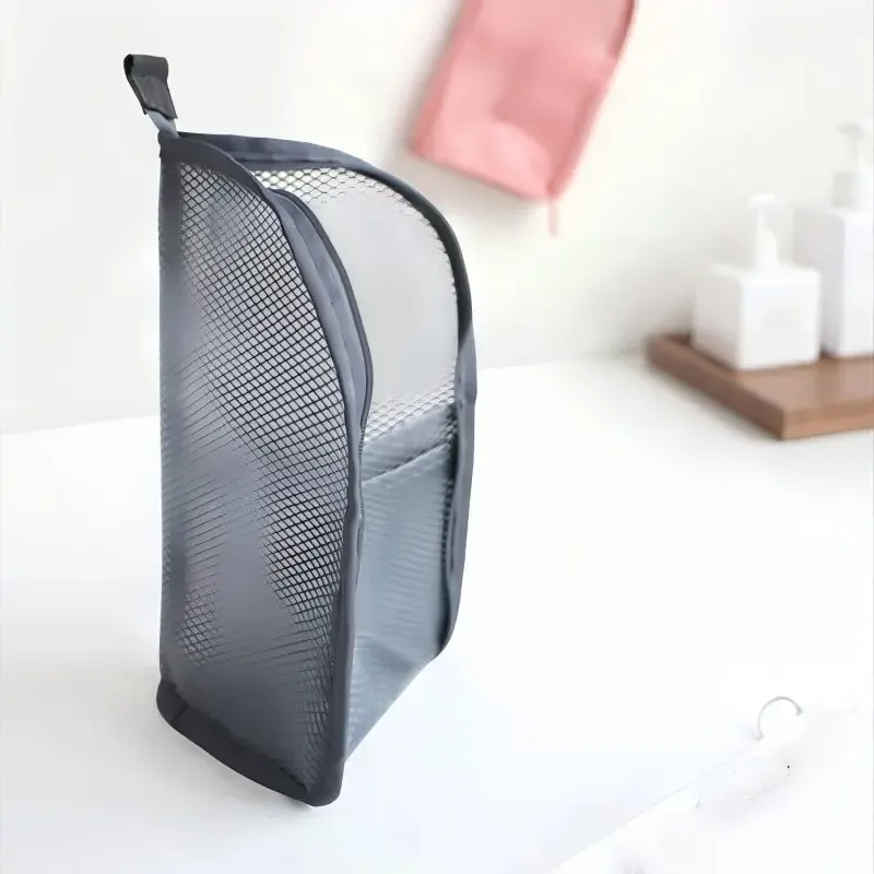sac à cosmétiques en maille eva pour femmes, sac de rangement de voyage, organisateur de maquillage, pochette de maquillage portable, petite et grande trousse de toilette, étui de beauté