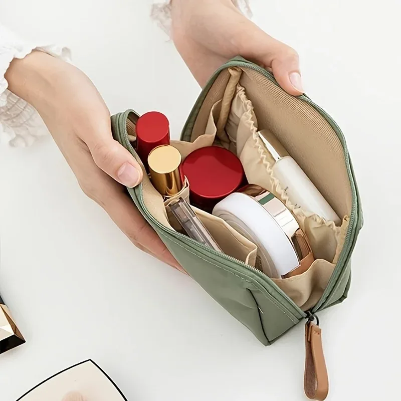 pochette à cosmétiques à fleurs, 1 pièce, sac de rangement de maquillage portable léger, étui de maquillage féminin, pochette de rangement, sac à cosmétiques pour voyage