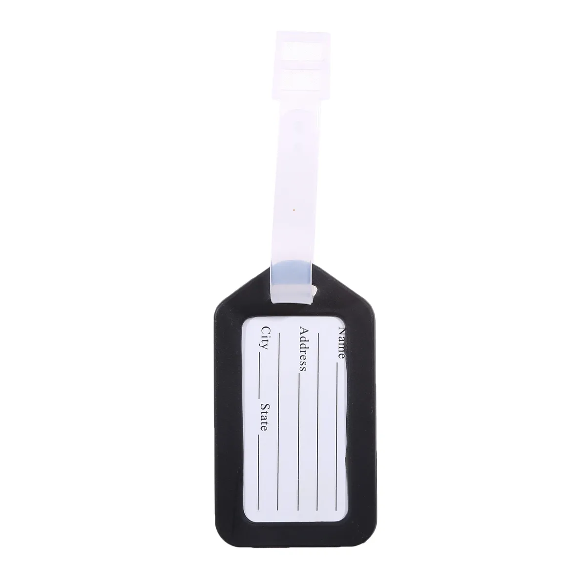 1-10 pièces étiquette de bagage embarquement expédition étiquettes de bagages en plastique accessoire de voyage femmes hommes valise id adresse nom titulaire sac étiquette
