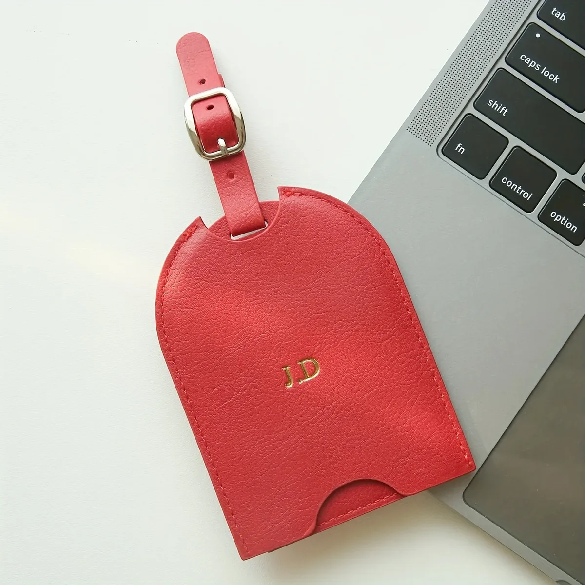 sac de voyage avec nom imprimé à chaud, étiquettes de sac à dos de qualité supérieure, accessoires de voyage chics faits à la main, cadeau d'anniversaire de demoiselle d'honneur, 1 pièce