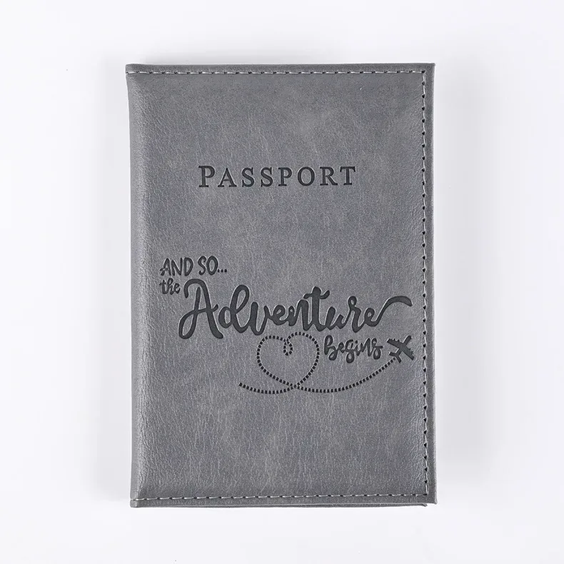 porte-passeport, couverture portefeuille, essentiels de voyage, étui à cartes en cuir pu, accessoires de voyage internationaux pour femmes/hommes