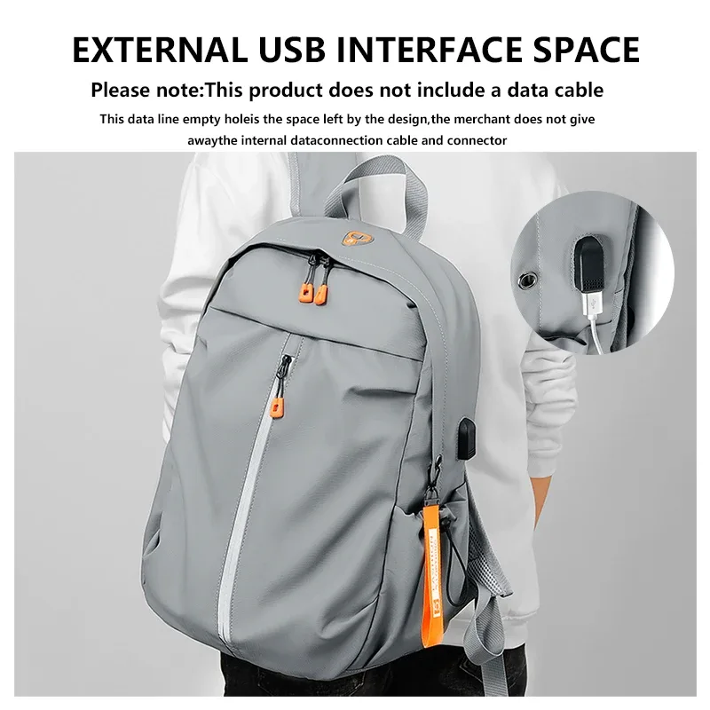 sac à dos multifonctionnel à la mode, grande capacité, sac à dos de voyage décontracté, sac à dos pour ordinateur d'affaires, sac à dos universitaire