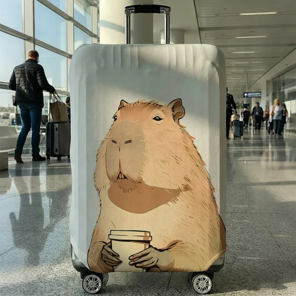 housse de protection pour bagages à motif animal, ensemble adapté aux bagages de 18 à 32 pouces, housse de poignée de valise, accessoires de voyage