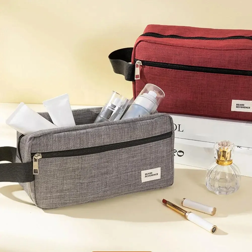 trousse de toilette de voyage pour hommes et femmes, trousse de maquillage étanche pour dames, pochette de lavage de beauté