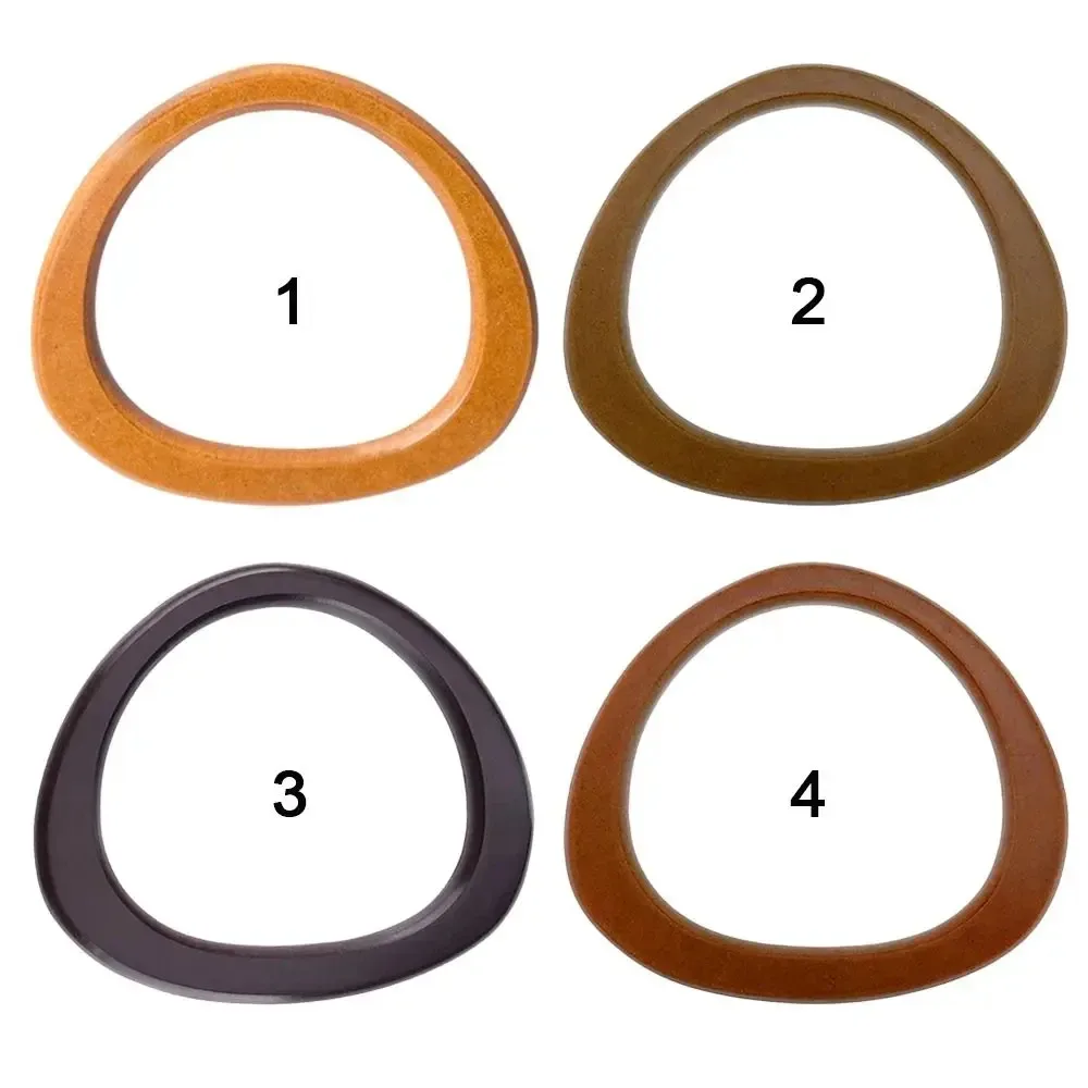 poignées de sac en bois détachables 14,5 cm, pour sacs diy, poignées de boîte cadeau, sangles de sac à bandoulière, poignées de sac à main, accessoires de bagage