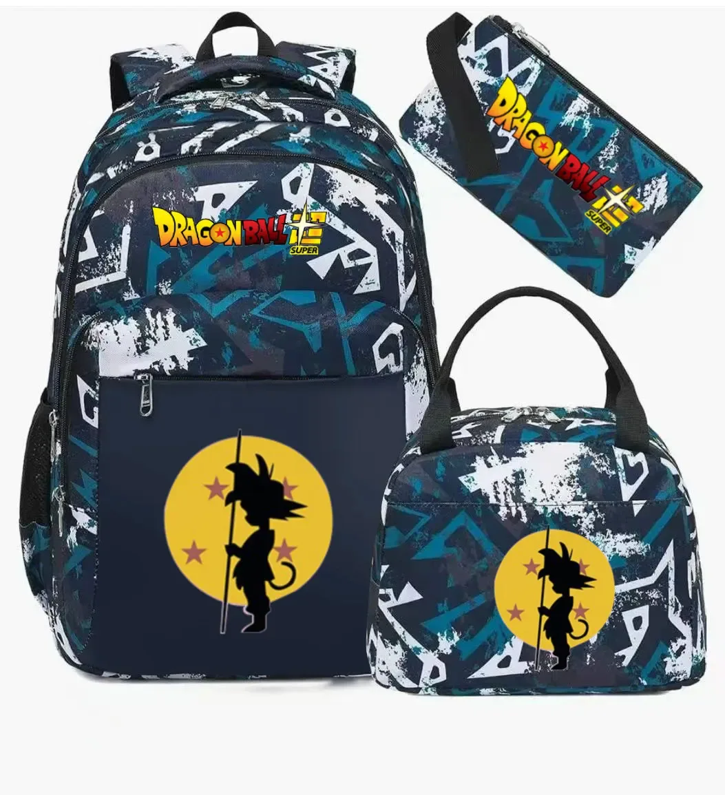 sac à dos dragon ball, sac d'école camouflage, grande capacité, pour lycéens, garçons et filles, mochila de voyage