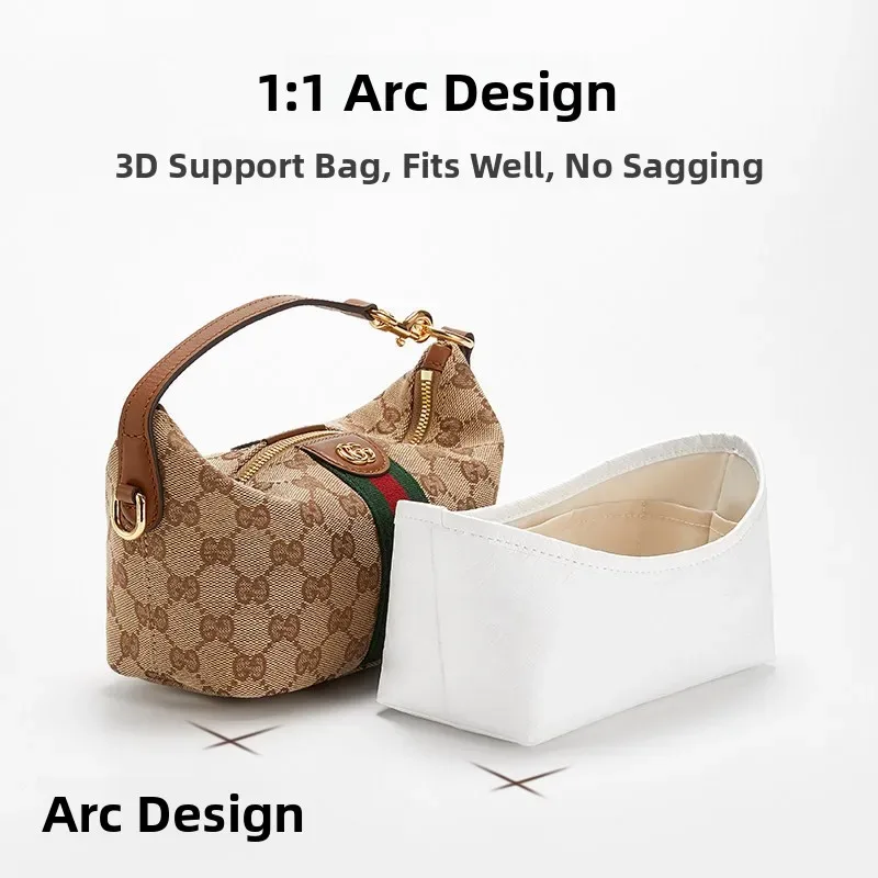 mini sac de rangement intérieur pour sac à lunch gucci, doublure en papier dupont, fabrication artisanale, imperméable, ultra-léger, style urbain simple