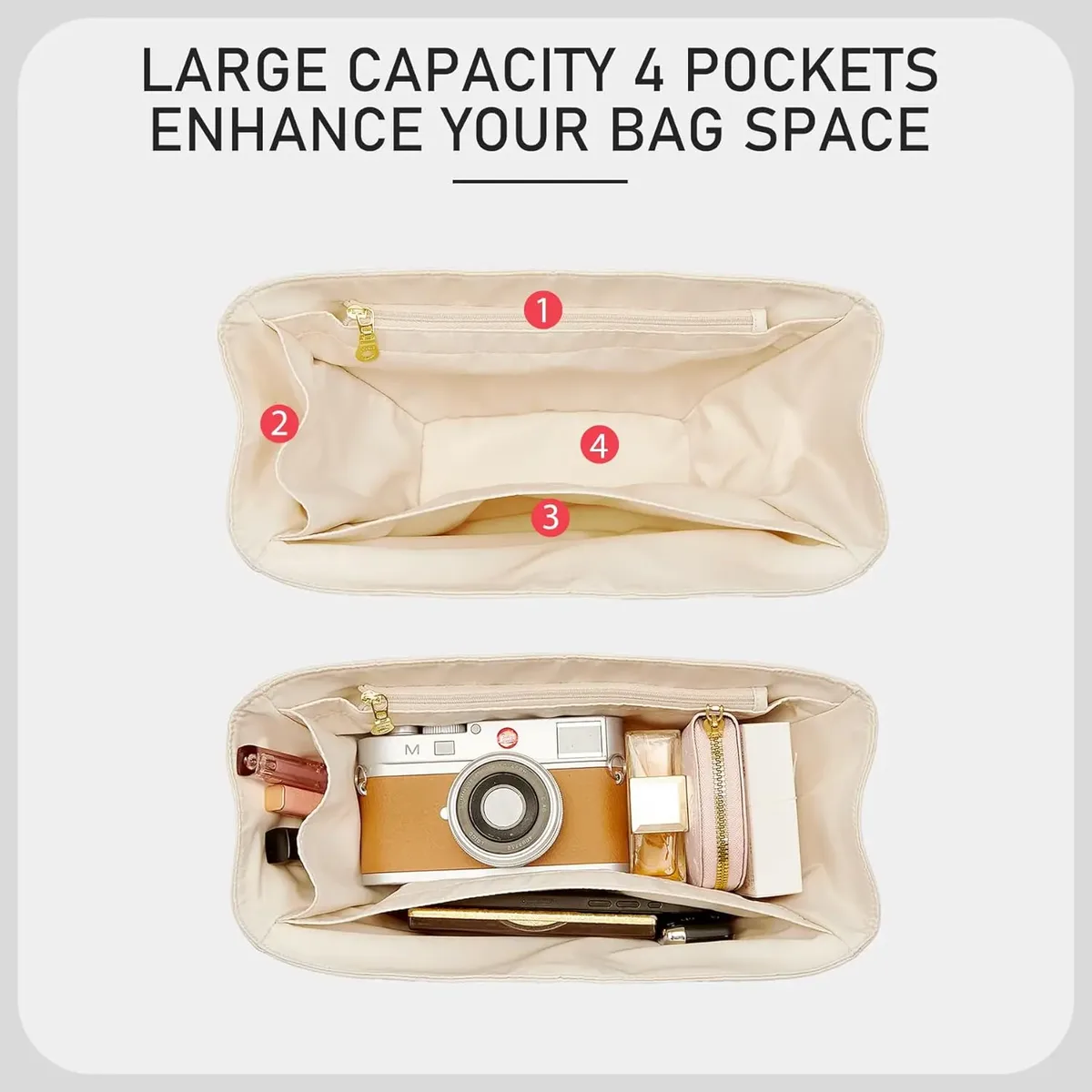 organisateur de sac en nylon pour cyme mini, super résistant, support de sac, accessoires pour sacs à main