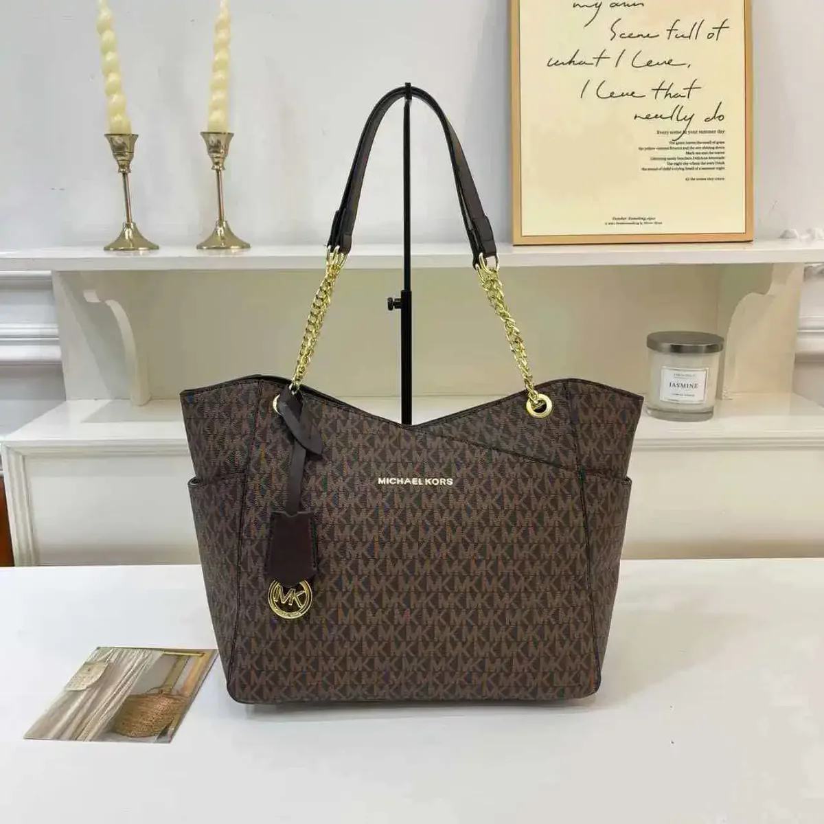 sac fourre-tout michael kors mk 2026 – divers styles, sac à bandoulière et à main avec chaîne