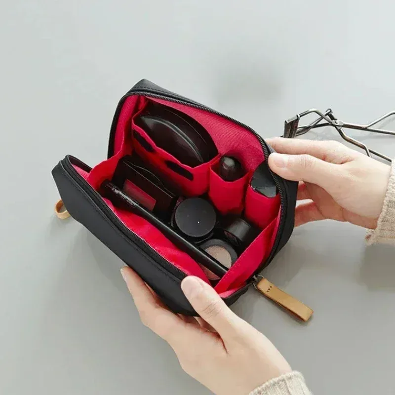 trousse de toilette étanche pour femme, trousse de maquillage, trousse cosmétique, document solide, poudres, style coréen, nouveau