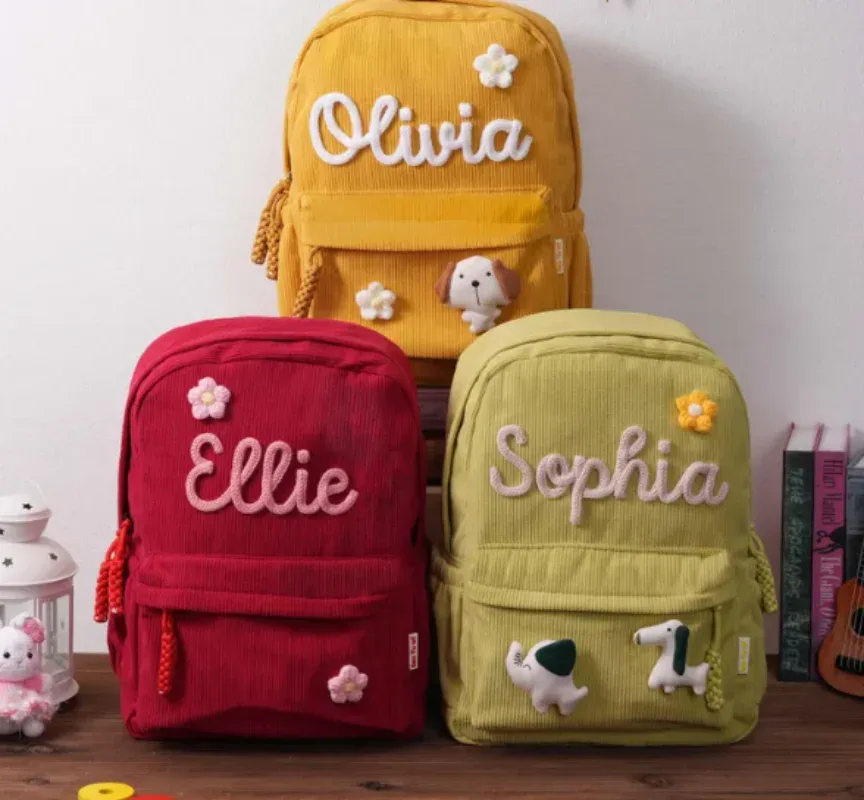 sac à dos personnalisé pour enfants, sacs à dos personnalisés pour tout-petits, cadeau d'anniversaire, cadeau de rentrée à l'école, cadeau pour demoiselle d'honneur