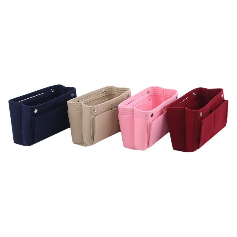 sac de maquillage à insertion multifonction pour femmes, sac à main intérieur de voyage, sacs à cosmétiques pour dames, organisateur de rangement portable, fourre-tout 2024