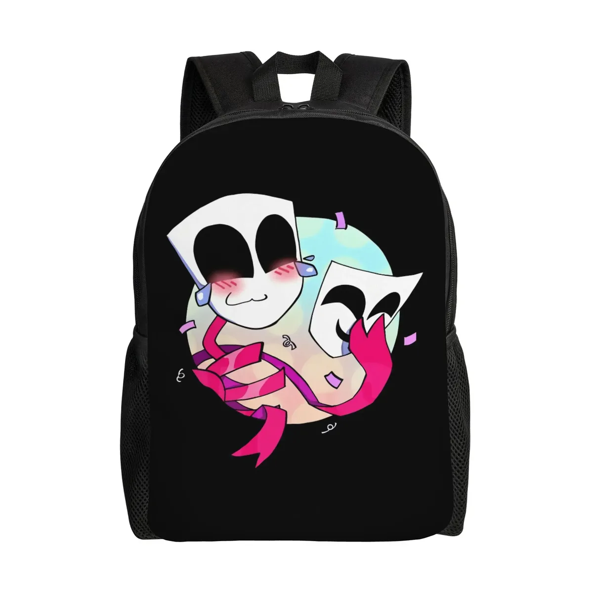 sac à dos jax cartoon digitals circus pour femmes, sac d'école classique pour étudiants, sac à dos pour ordinateur portable, sac à bandoulière de voyage pour enfants