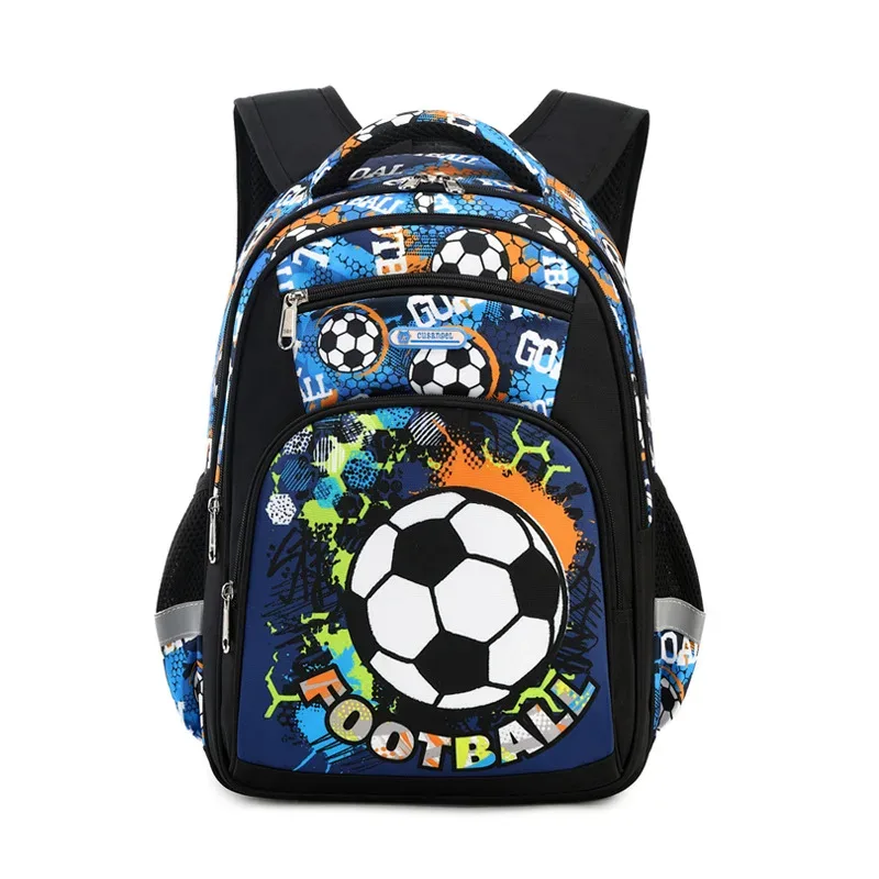 impression football sac à dos pour enfants cartable sac à dos voyage sacs d'école pour adolescents mochila escolar infantil menino