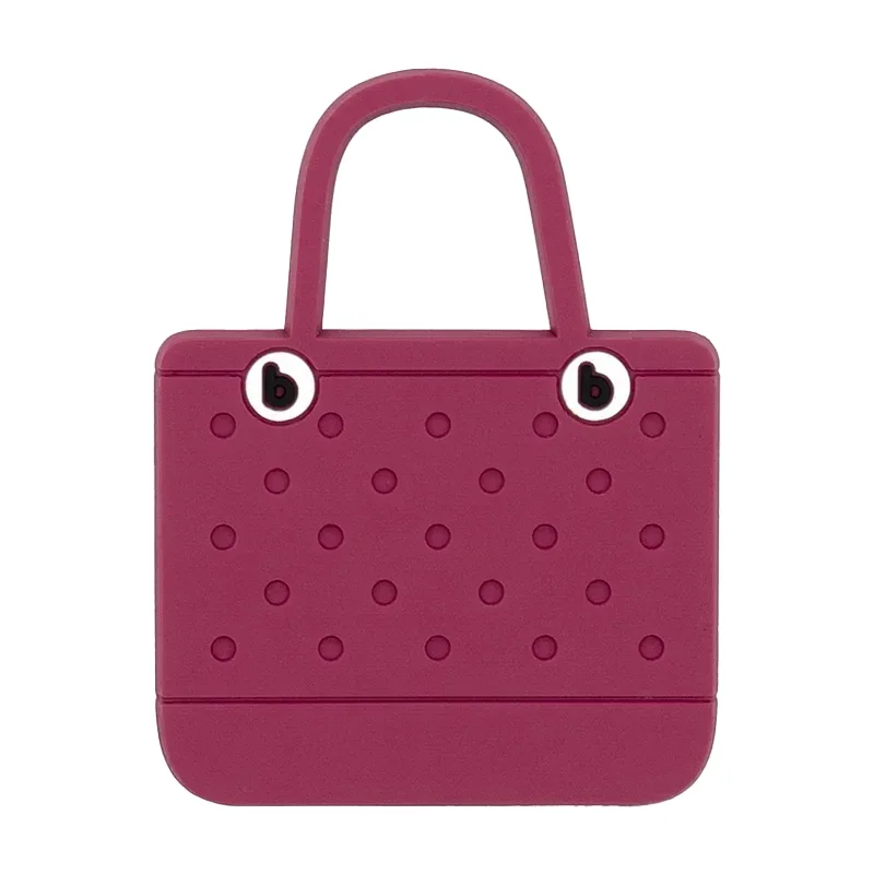 momlife-breloques colorées en pvc pour sac à main pour femme, accessoires de sac à main, sac fourre-tout, décorations de sac à main, style tendance, 1pc