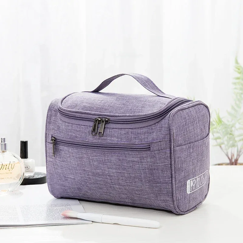 sac à cosmétiques étanche à crochet pour femmes, organisateur de voyage, trousse de maquillage pour hommes, trousse de maquillage, pochette de toilette de salle de bain, nécessaire de lavage