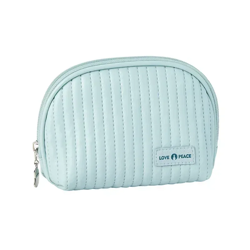 sac de maquillage mignon de style coréen, organisateur de cosmétiques, sac de rangement en pu pour femmes, pour brosse à rouge à lèvres