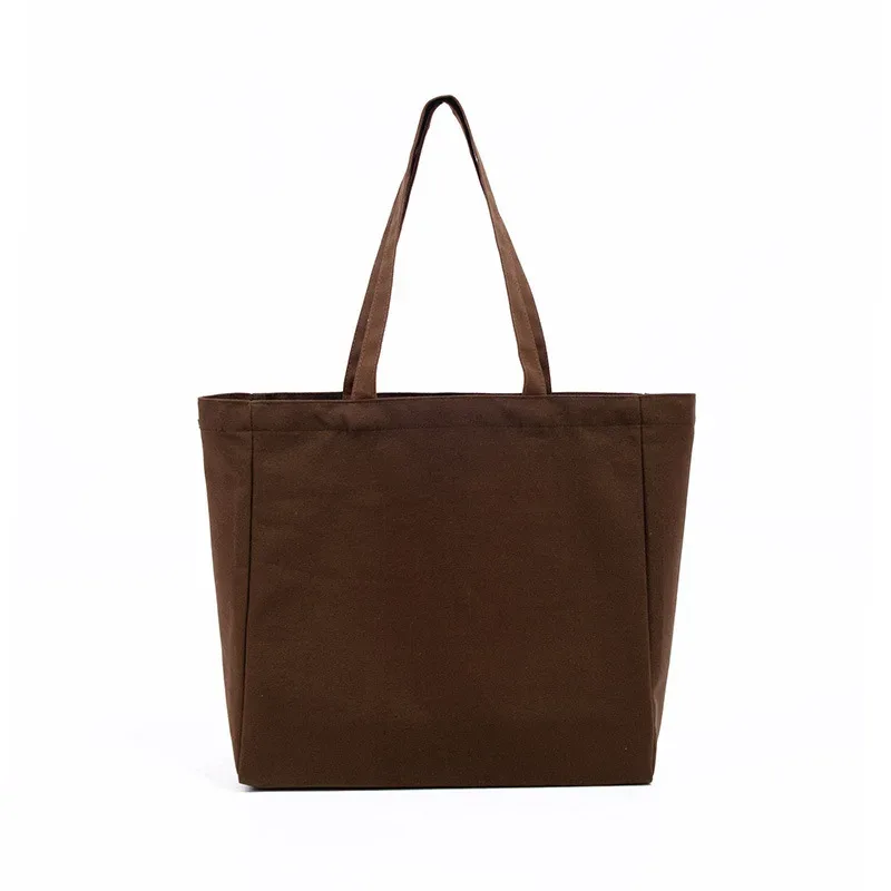 sacs fourre-tout en toile vierges avec impression de logo personnalisé, sacs de courses réutilisables, sacs à bandoulière haut de gamme écologiques
