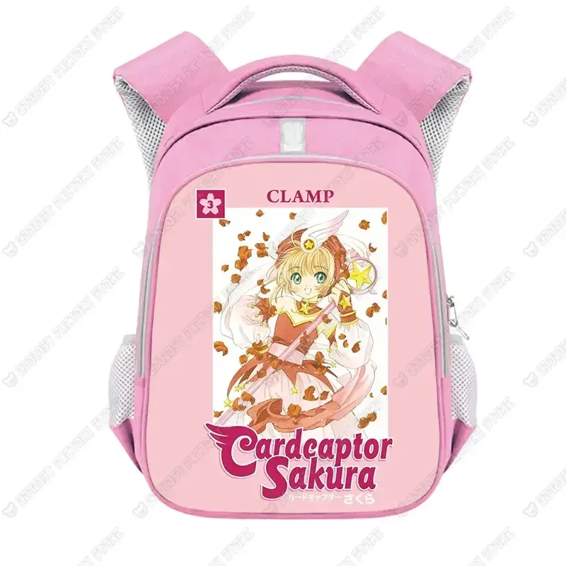 anime anime cardcaptor sakura sac à dos pour adolescente filles enfants sacs d'école femmes sacs à dos d'ordinateur portable enfants maternelle sac cadeau
