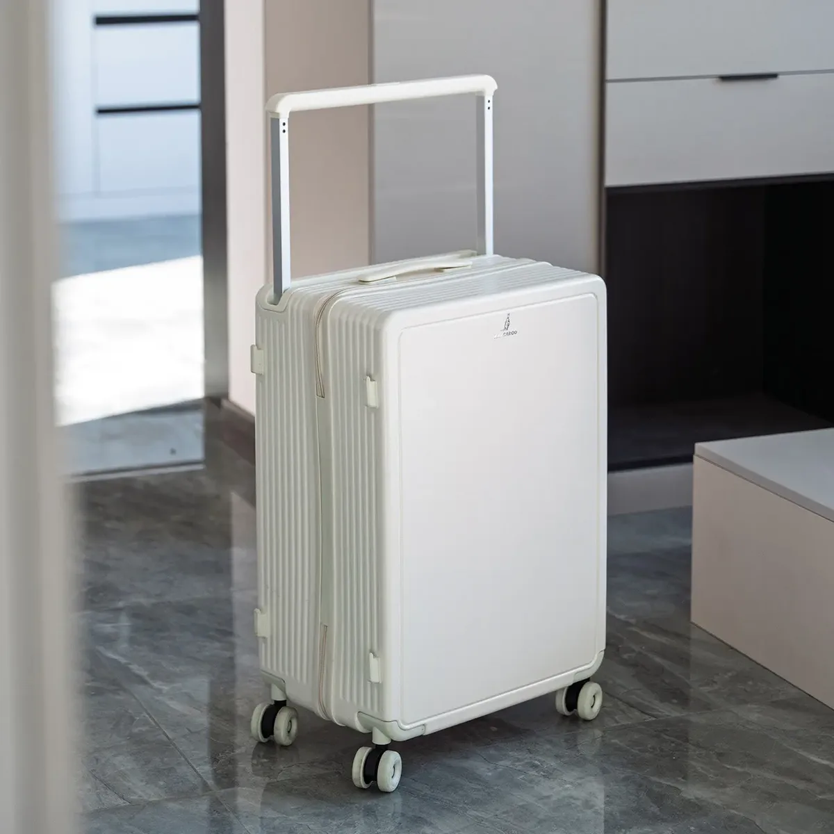 klqdzms valise à fermeture éclair pour femme, valise à roulettes avec cadre en aluminium pour homme, bagages de voyage de grande capacité de 20, 24, 26 et 28 pouces