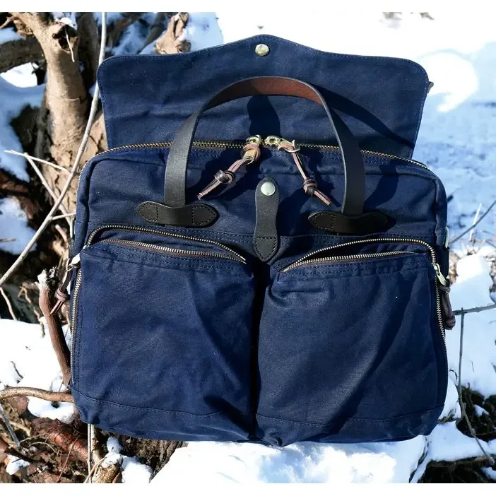 tailleur brando super qualité sac à dos américain rétro 70140 huile cire toile sac à main taille 40*32*9 cm lourd sac à bandoulière étanche