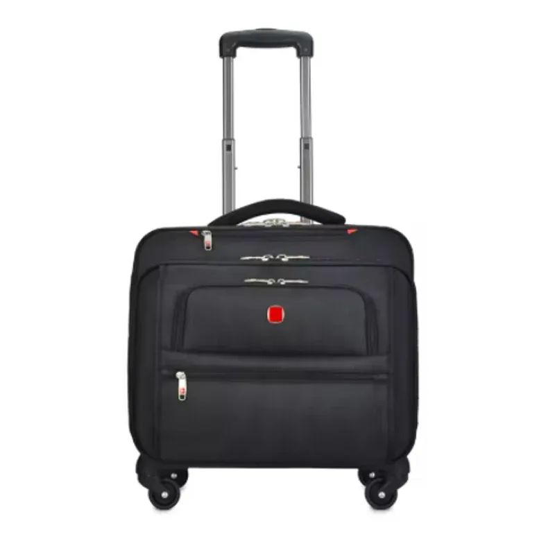 nouvelle valise à roulettes oxford tendance 18 pouces pour hommes, bagage cabine multifonctionnel, sac de voyage à roulettes, boîte de voyage