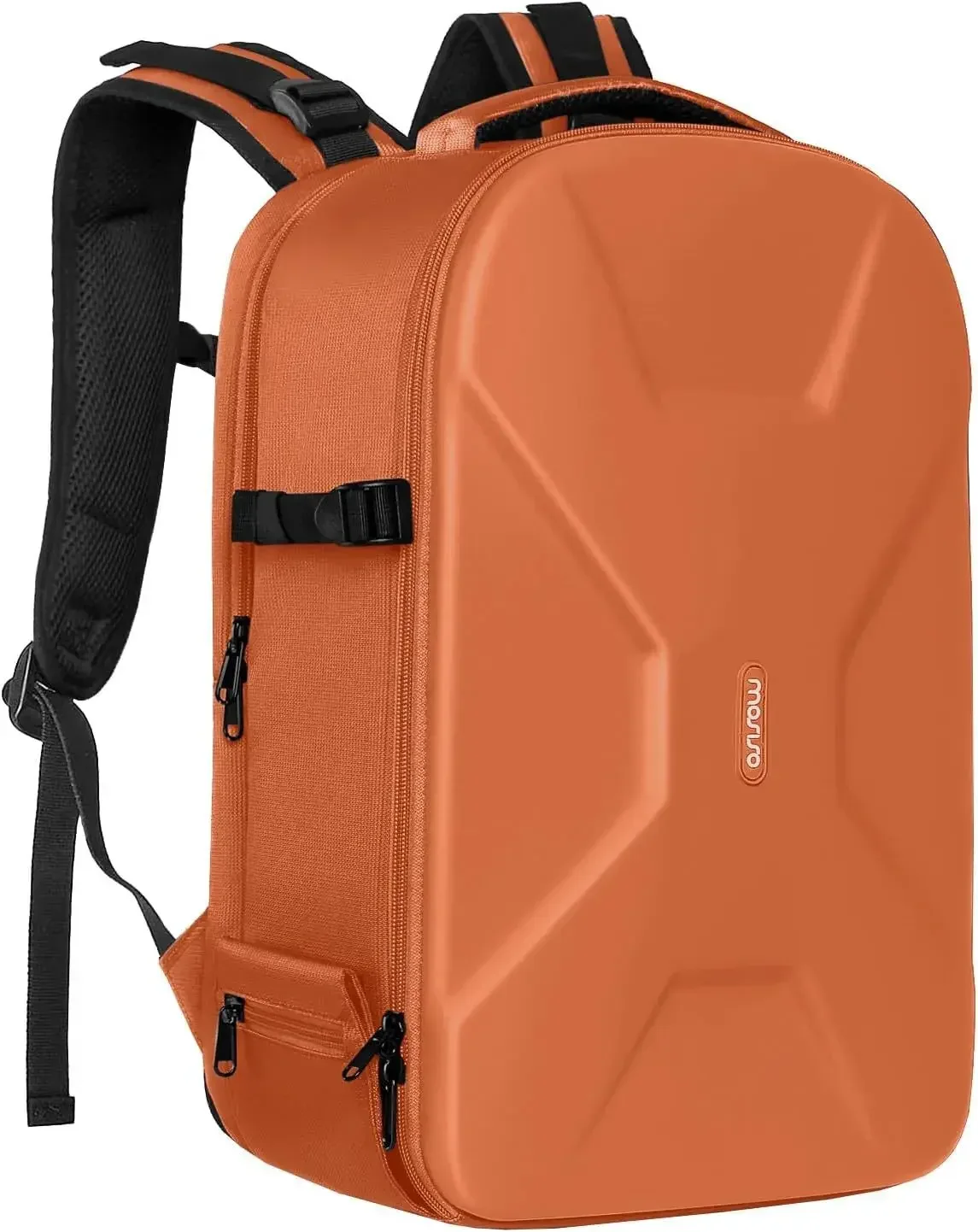 sac à dos pour appareil photo de photographie dslr, coque rigide étanche de 15 à 16 pouces avec support pour trépied et compartiment pour ordinateur portable canon/nikon/sony