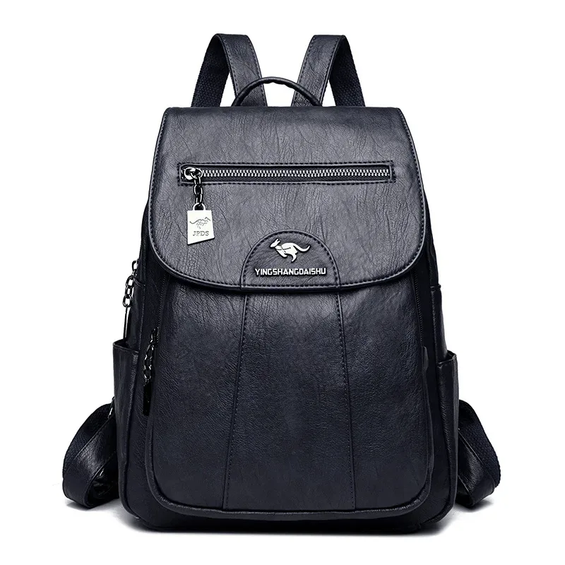 14 "(35 cm) sac à dos en peau de mouton vintage sac d'école pour ordinateur portable sac à dos souple pour femme sac d'école week-end voyage sac à dos