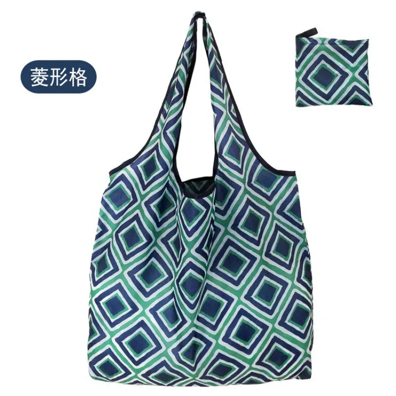 grand sac de courses portable pour femmes, fourre-tout pliable, écologique, réutilisable, pliable, étui d'épicerie, sacs à main, sacs de rangement
