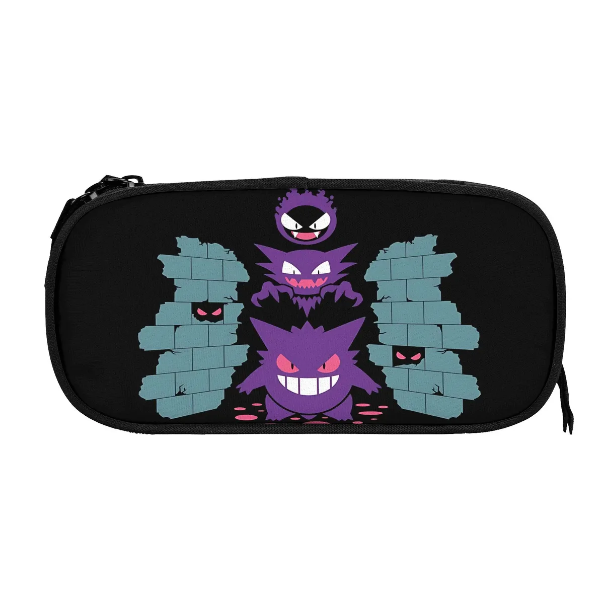sacs personnalisés à grande capacité mimikyu pokémon halloween pour enfants, trousse scolaire pour garçons et filles.