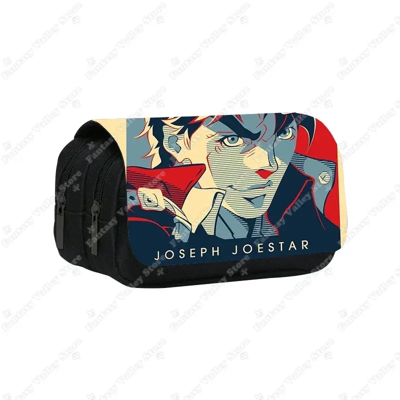 trousse à cosmétiques kujo kira yoshikage pour femmes, trousse à crayons, boîte à crayons scolaire, anime jojo ives arre adventure, killer calls een