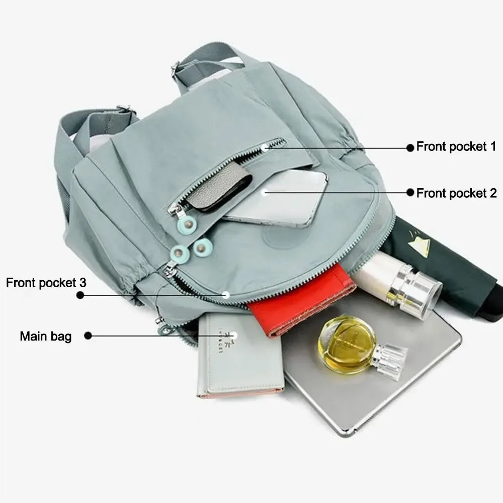 sac à bandoulière décontracté de grande capacité, mini sac à dos étanche et léger pour étudiants, petit sac à dos résistant à l'usure pour voyage