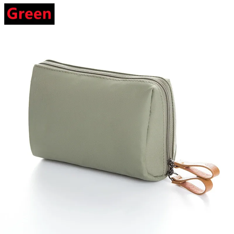 nouveauté sac cosmétique simple couleur unie pour femmes trousse de maquillage pochette trousse de toilette étanche maquillage sacs à main étui 2023