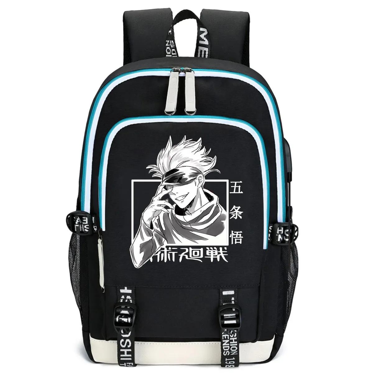 Sac à dos Anime Jujutsu-Kaisen Gojo Satoru pour fille, garçon, étudiant, adolescent, sac à dos de voyage à la mode, Mochila