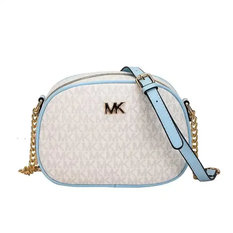 sac bandoulière michael kors jet set travel print pour femme, nouveau sac à chaîne, sac à bandoulière simple, petit sac carré à lettres, grande capacité