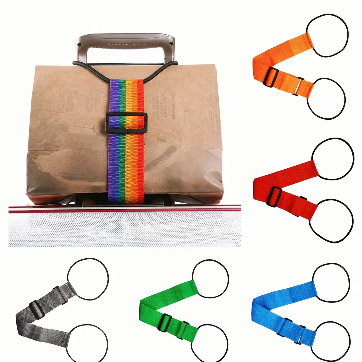Sangle élastique pour bagages, sangle polyvalente réutilisable, accessoires de voyage simples pour valises