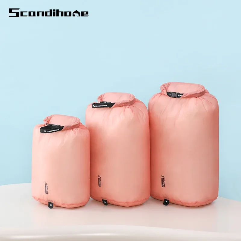 sac sec ultraléger et étanche, pochette de rangement de voyage, organisateur de vêtements, cube d'emballage à compression pour camping randonnée natation