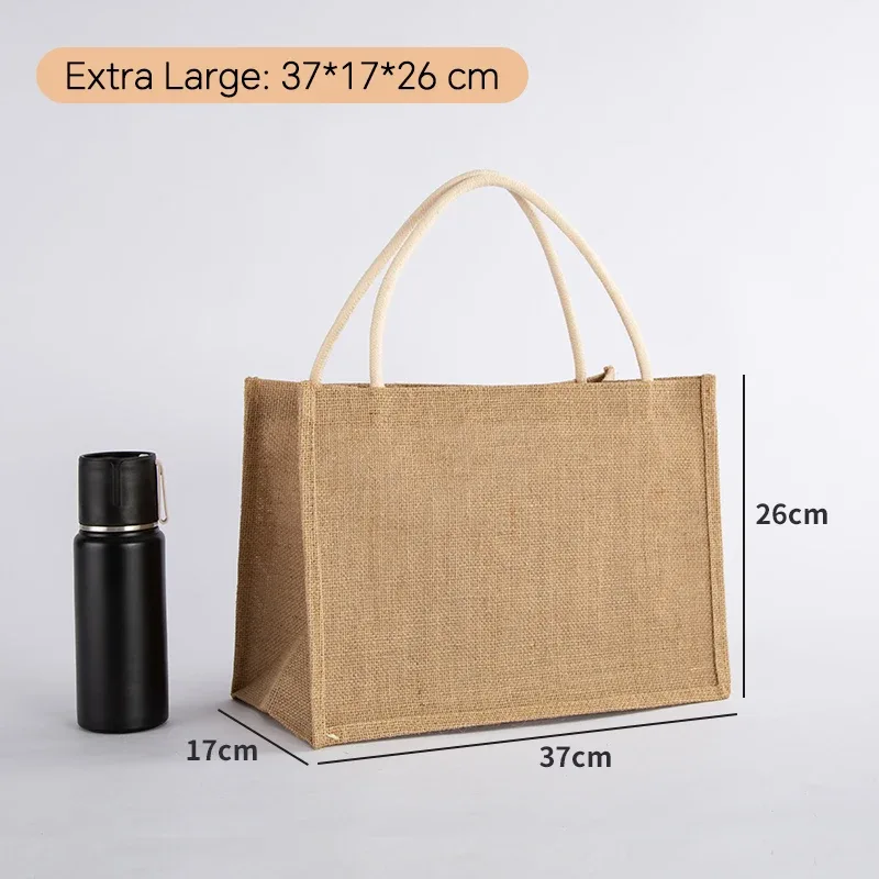 lot de 100 sacs fourre-tout en toile de jute personnalisés, sacs d'épicerie, sacs de plage, sacs cadeaux de mariage et d'anniversaire, sacs laminés avec logo, vente en gros