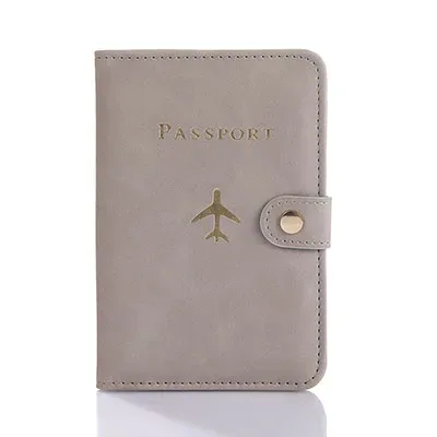 porte-passeport en cuir étanche avec blocage rfid, portefeuille de carte de crédit de voyage, livre de passeport pour femmes et hommes, couverture de passeport à boucle