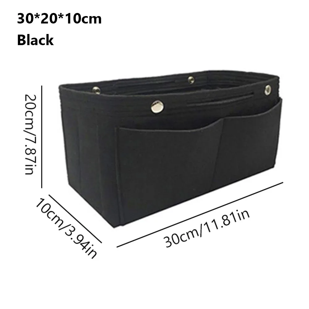 organisateur de sac à main en feutre simple, support de sac, doublure de sac à main de grande capacité, organisateur de rangement portable